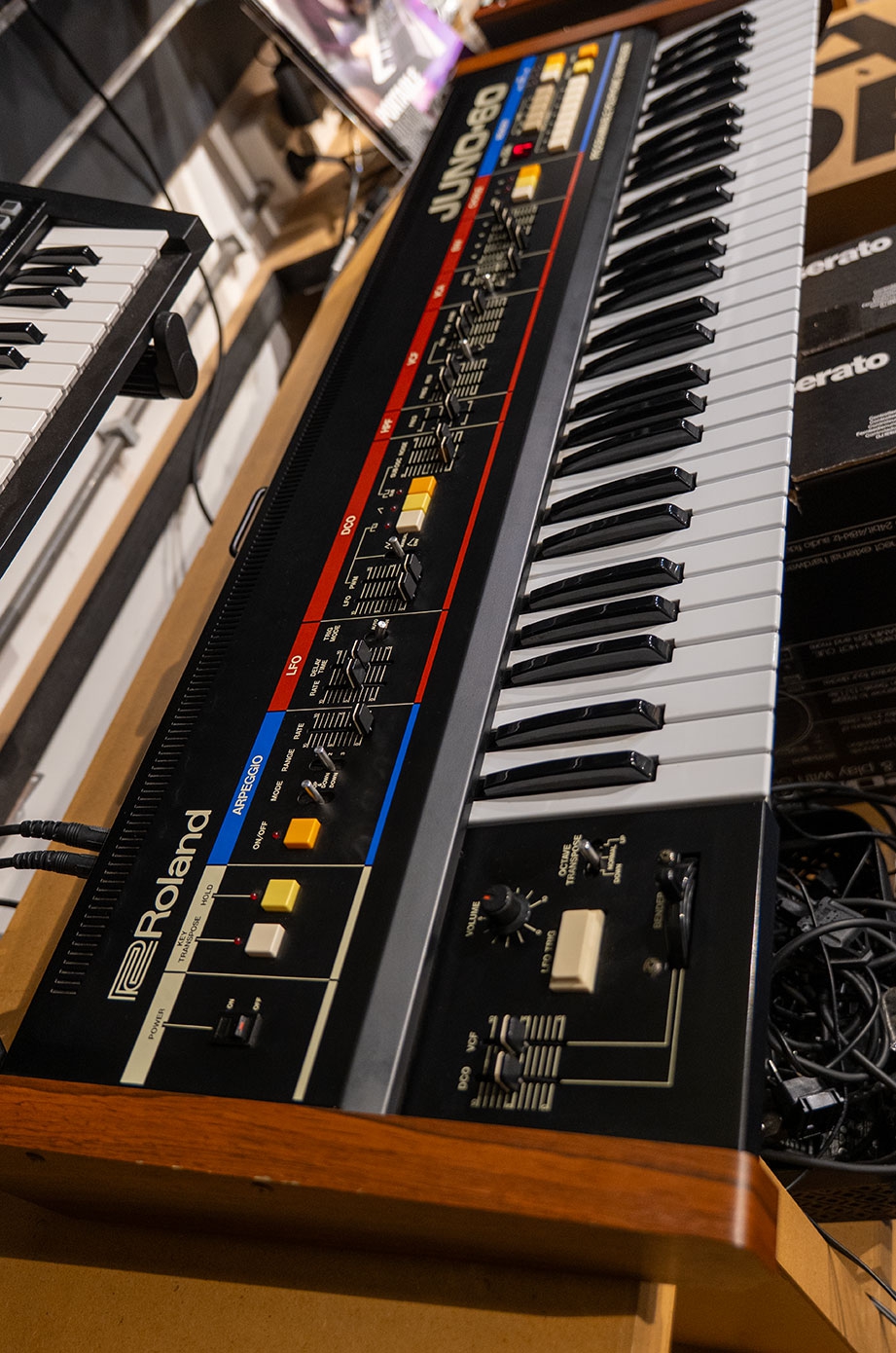 Roland Juno-60 vintage synthesizer 1983