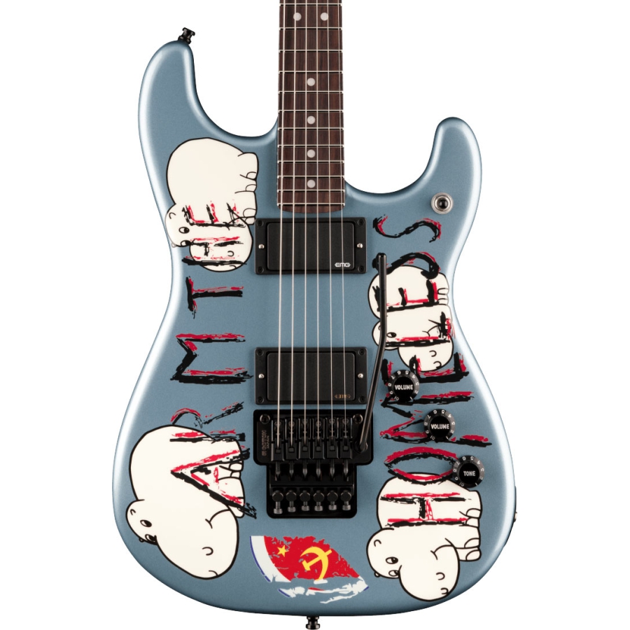 Fender Tom Morello Arm The Homeless RW Blue Ice Metallic