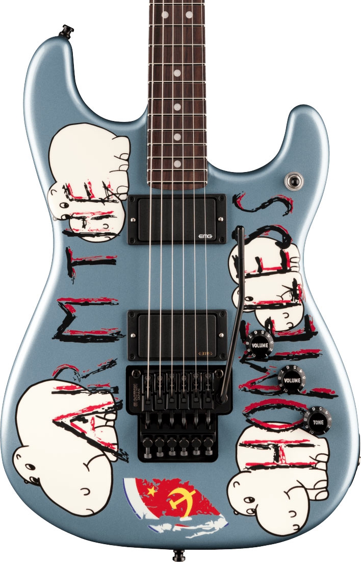 Fender Tom Morello Arm The Homeless RW Blue Ice Metallic