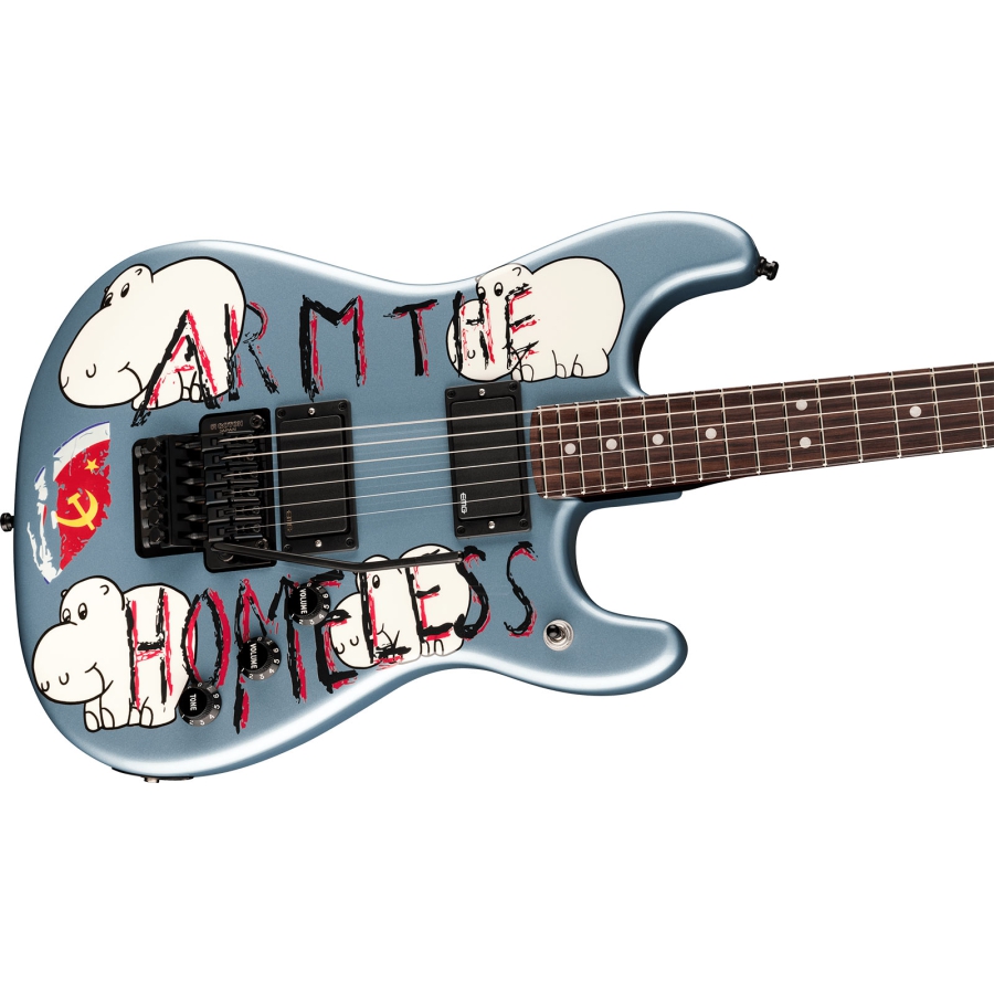 Fender Tom Morello Arm The Homeless RW Blue Ice Metallic