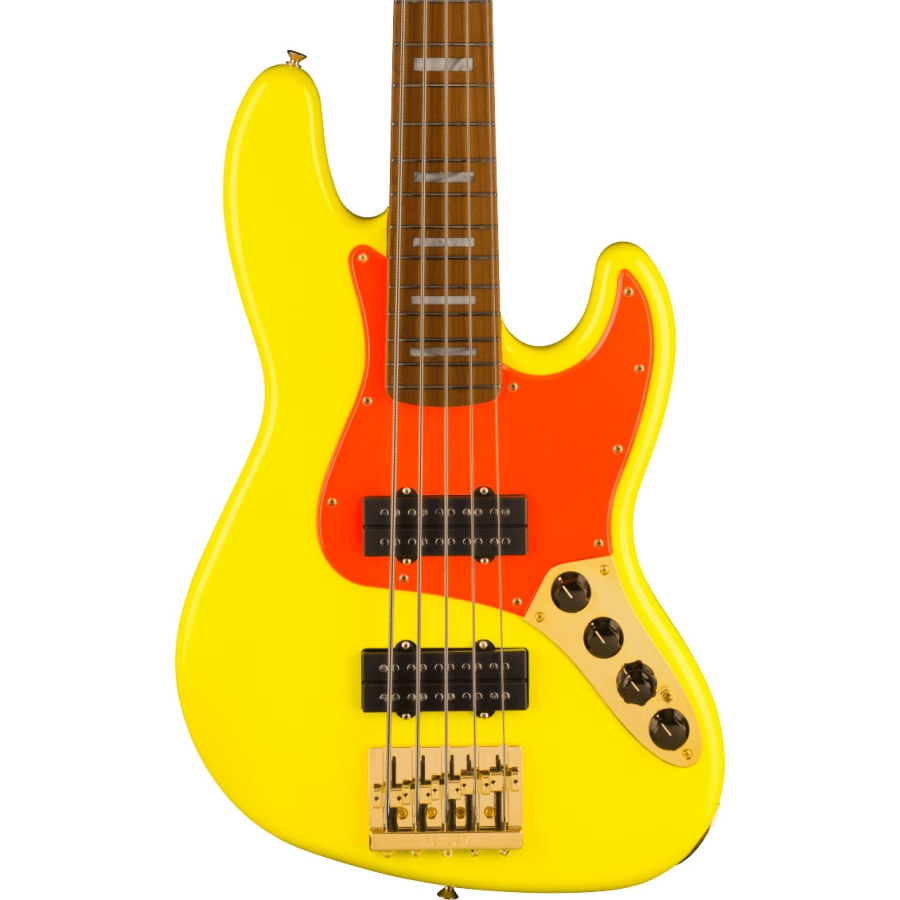 Fender MonoNeon Jazz Bass V MN Neon Yellow