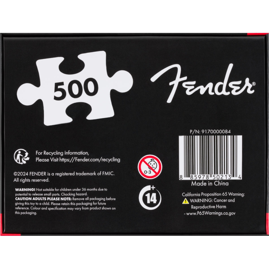 Fender 500 piece Stratocaster Puzzle