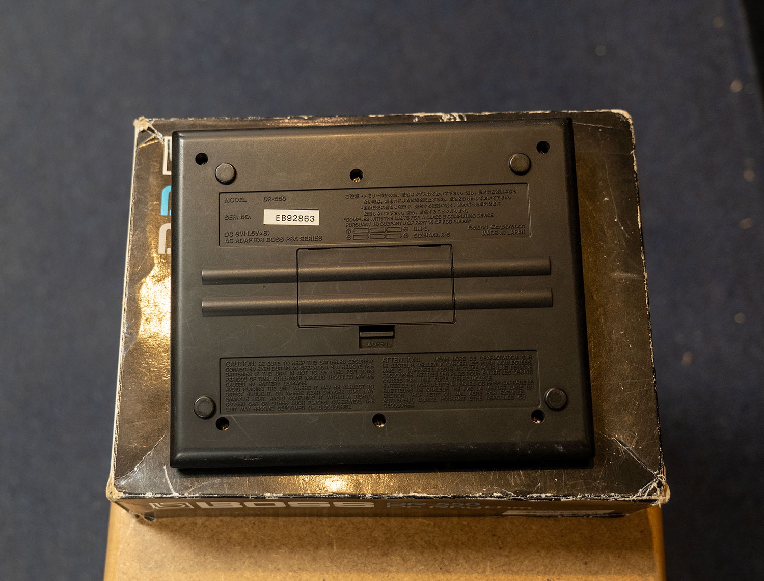 Boss DR550 drumcomputer