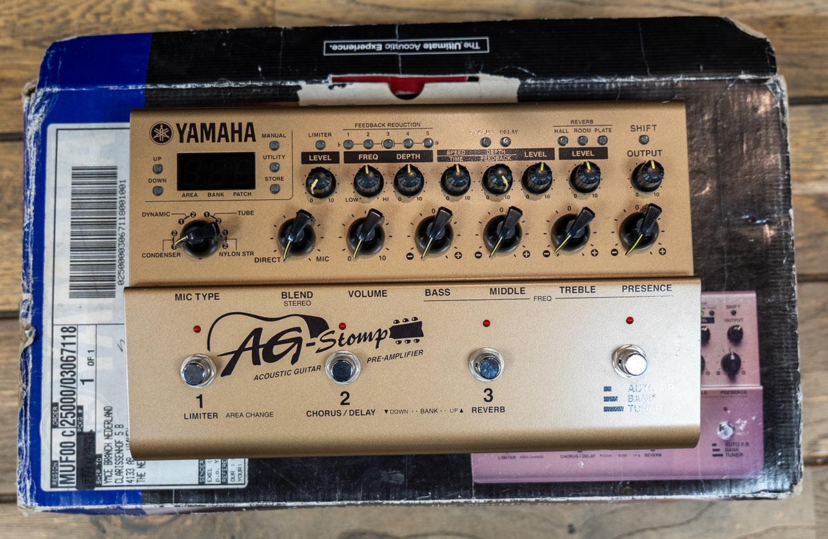 Yamaha AG Stomp Acoustic Guitar Modelling Preamp