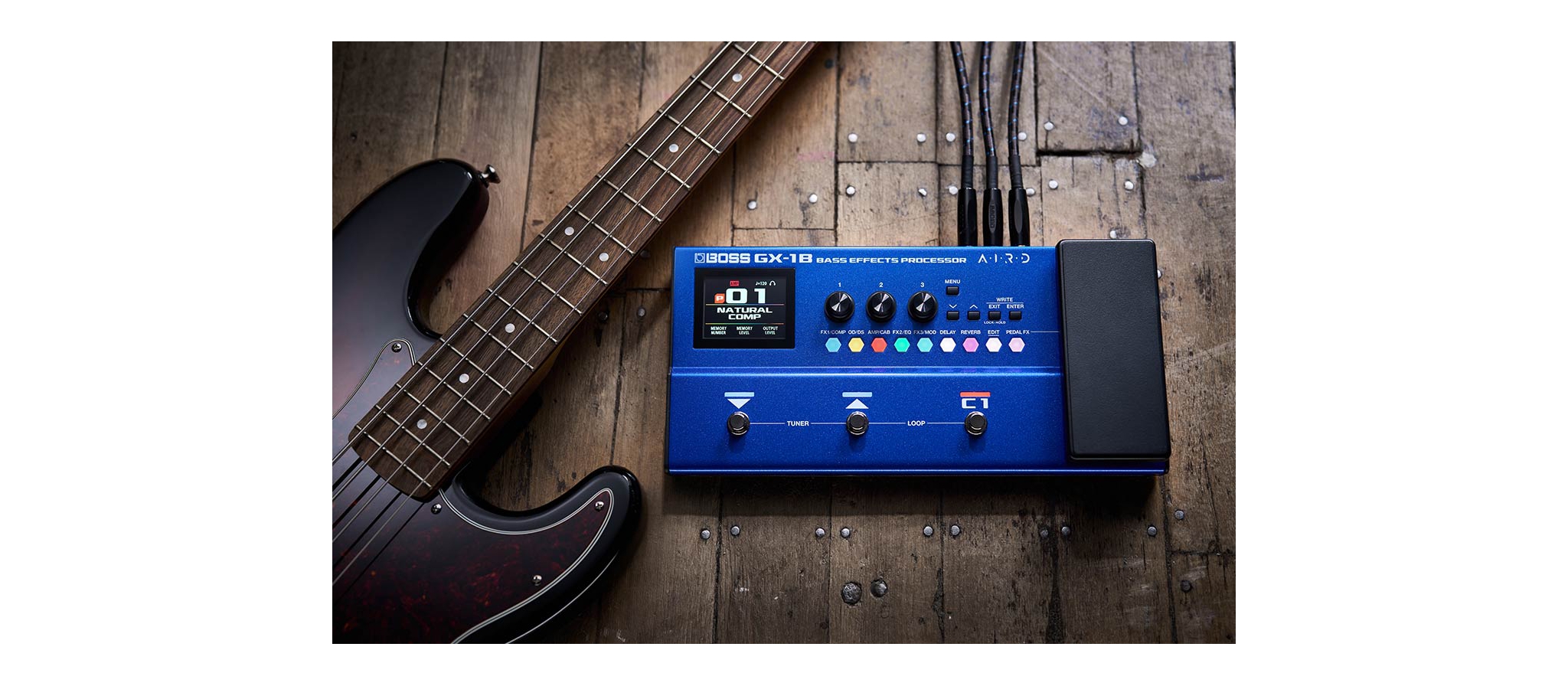 BOSS GX-1B Bass effects processor | DijkmanMuziek