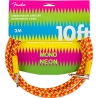 Fender MonoNeon Instrument Cable 3M Orange