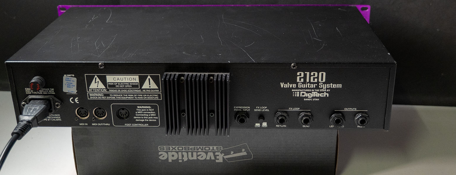 Digitech 2120 Artist Valve Guitar System