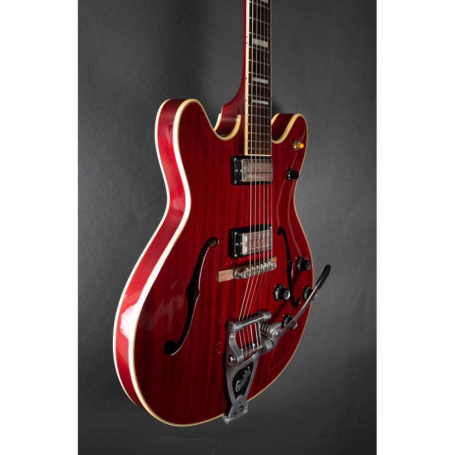 Guild Starfire V with Bigsby Cherry Red