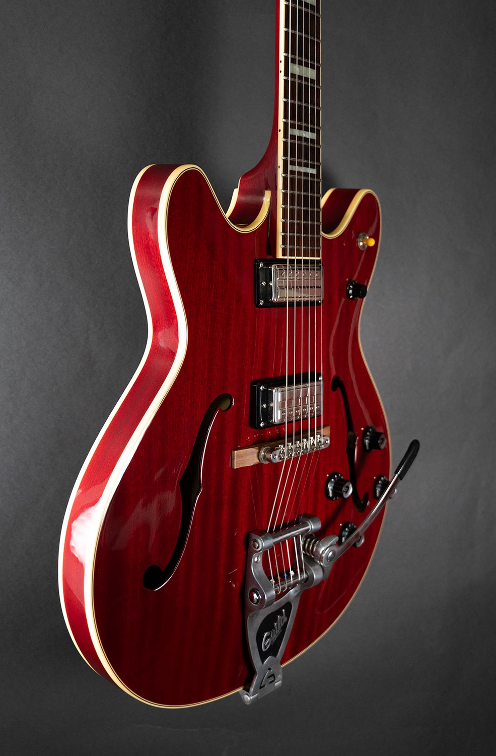 Guild Starfire V with Bigsby Cherry Red