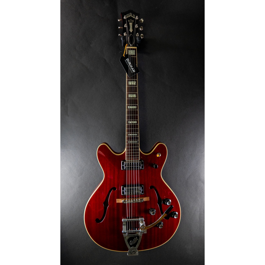 Guild Starfire V with Bigsby Cherry Red