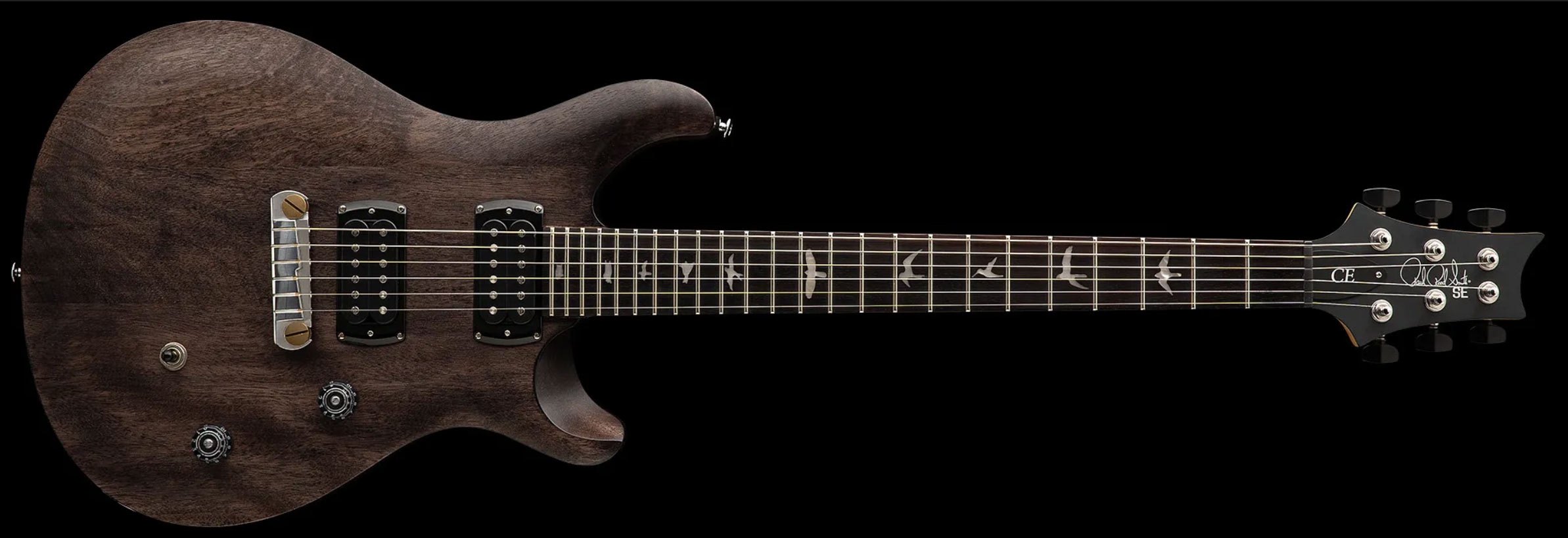 PRS SE CE24 Standard Stoptail Satin Charcoal