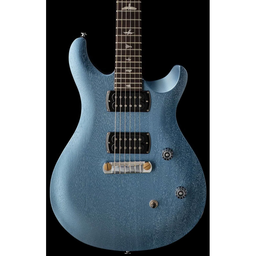 PRS SE CE24 Standard Stoptail Satin Ice Blue Metallic