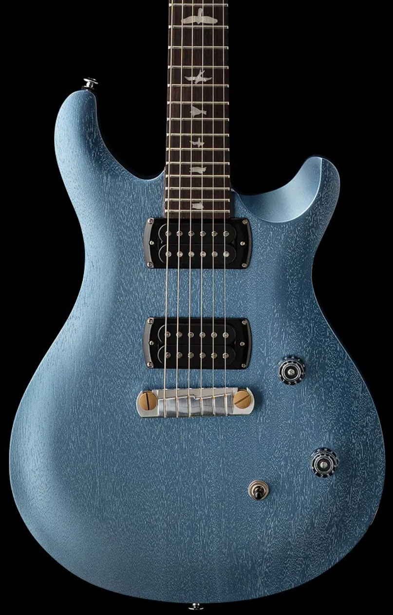 PRS SE CE24 Standard Stoptail Satin Ice Blue Metallic