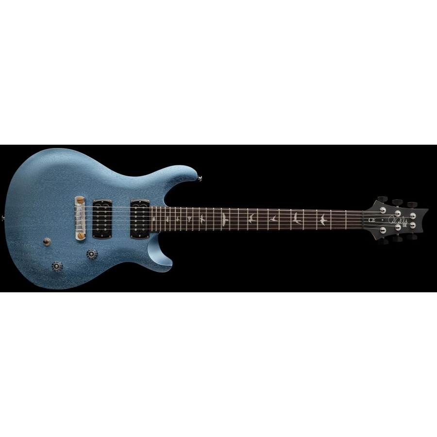 PRS SE CE24 Standard Stoptail Satin Ice Blue Metallic