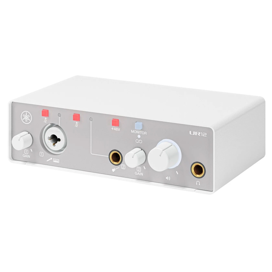 Yamaha UR12MK3 USB Audio Interface White