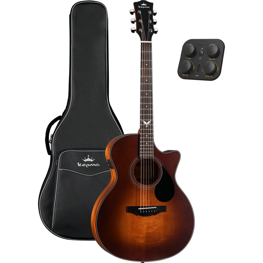 KEPMA F0E-B Grand Auditorium Vintage Burst