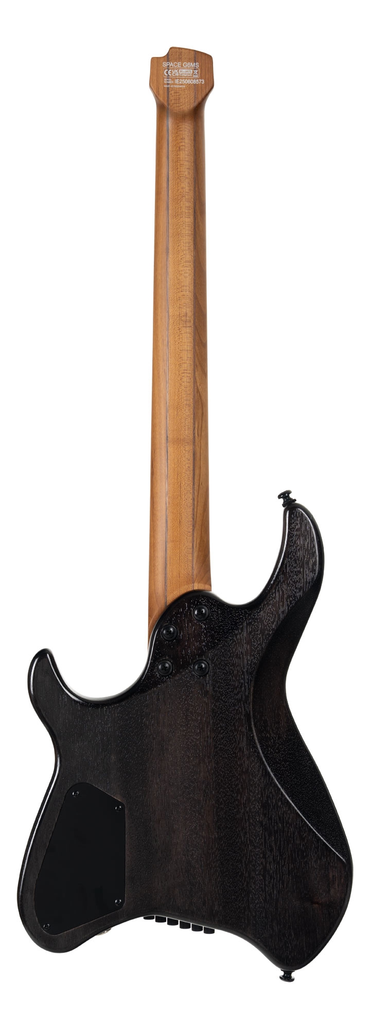 Cort SPACE G6MS Headless Semi Gloss Trans Black