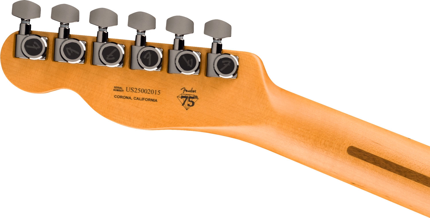 Fender 75th Anniversary Ultra II Telecaster Ebony Liquid Gold