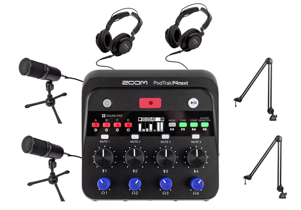 Zoom PodTrak P4next BUNDLE