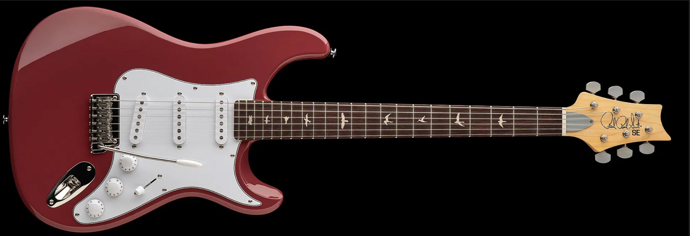 PRS SE Silver Sky Derby Red