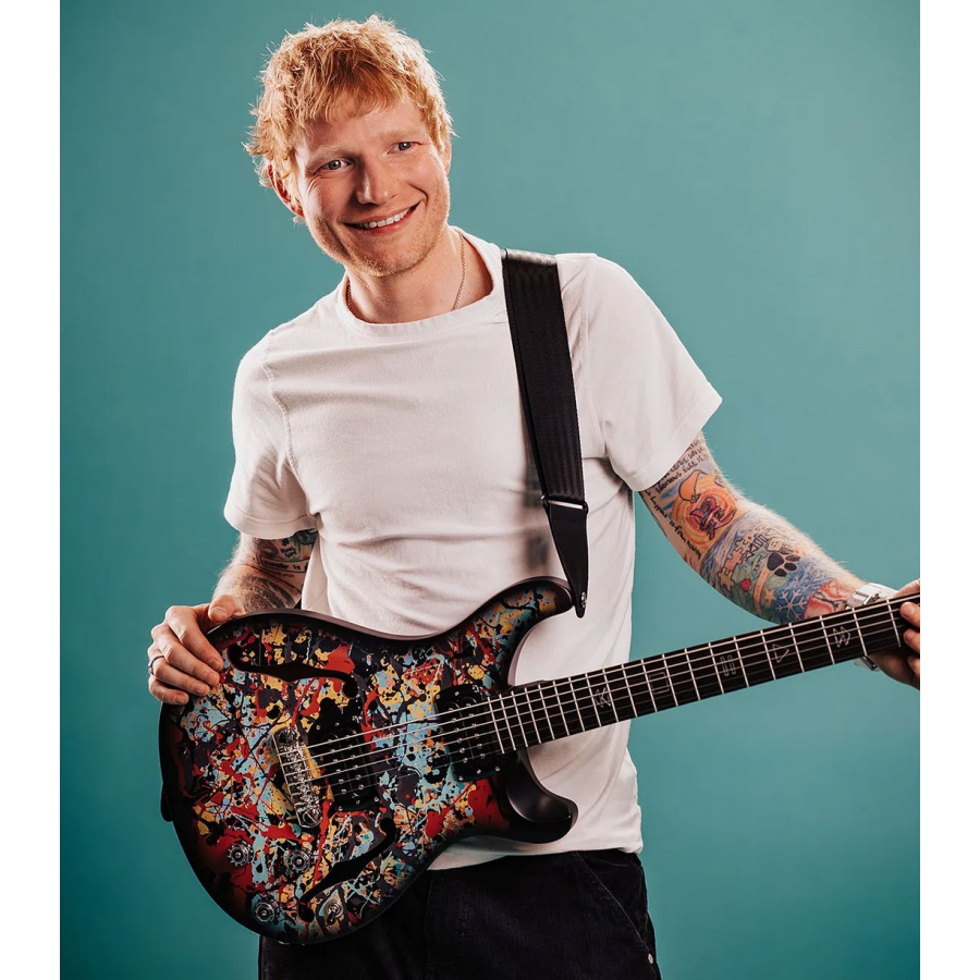 PRS SE Ed Sheeran Cosmic Splash Limited Edition - Ed himself