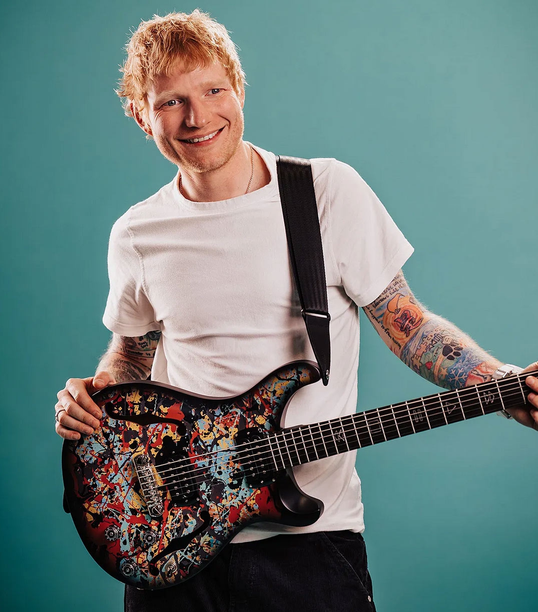 PRS SE Ed Sheeran Cosmic Splash Limited Edition - Ed himself