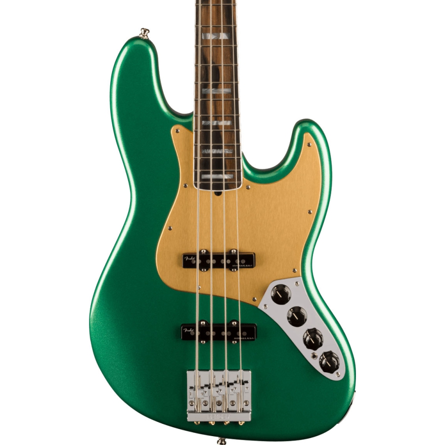 Fender American Ultra Jazz Bass Ebony Mystic Pine Green