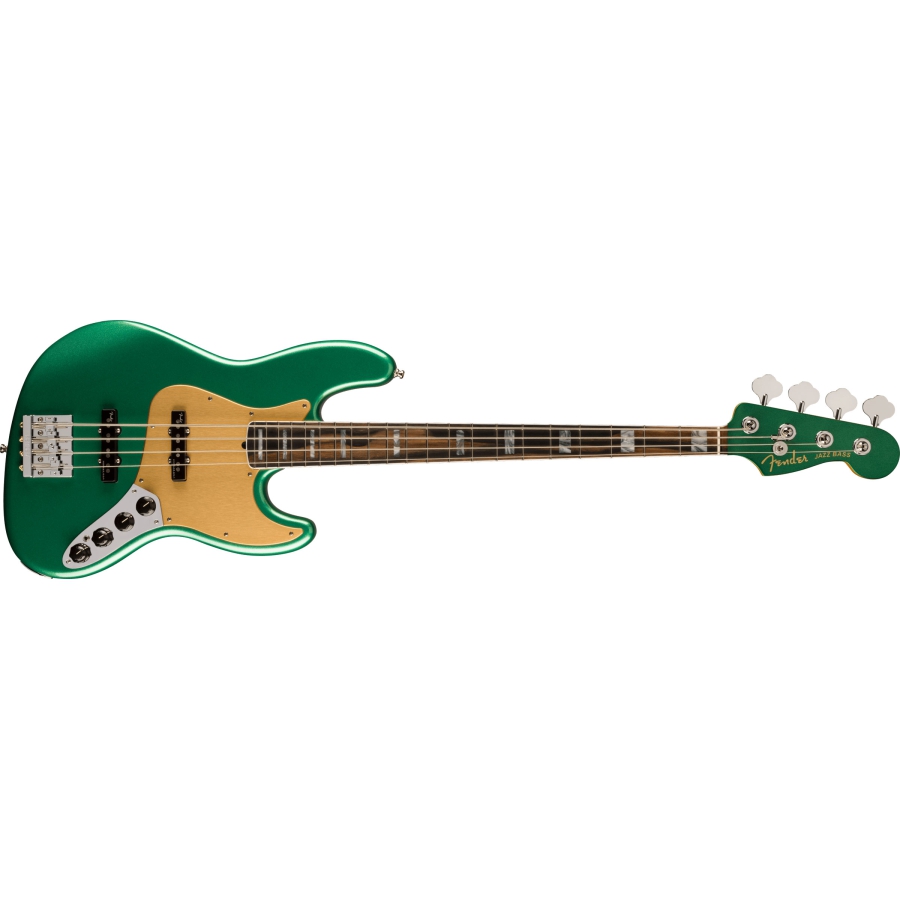 Fender American Ultra Jazz Bass Ebony Mystic Pine Green