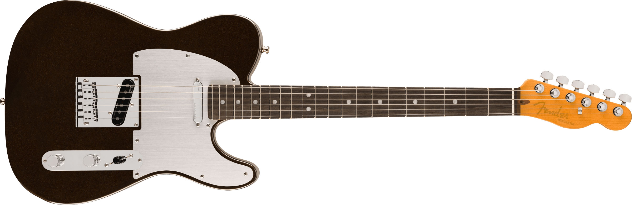 Fender American Ultra II Telecaster Ebony Texas Tea