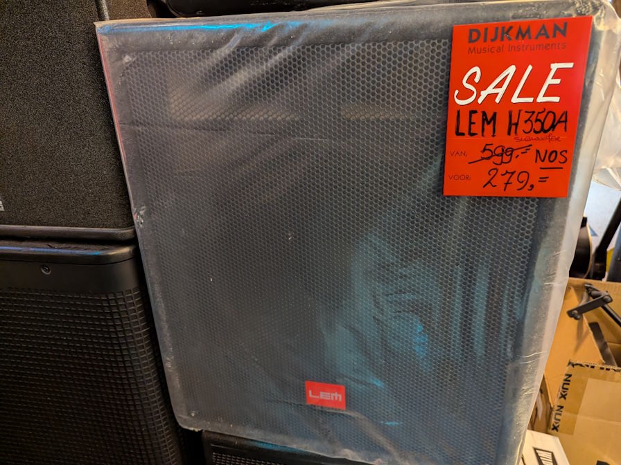 LEM H350SA aktieve 15 inch 350W Subwoofer