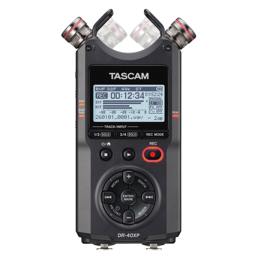 Tascam DR-40XP portable 4 TrackRecorder