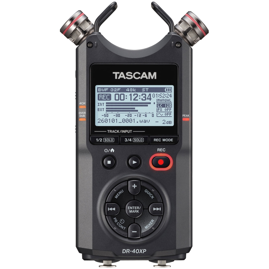 Tascam DR-40XP portable 4 TrackRecorder