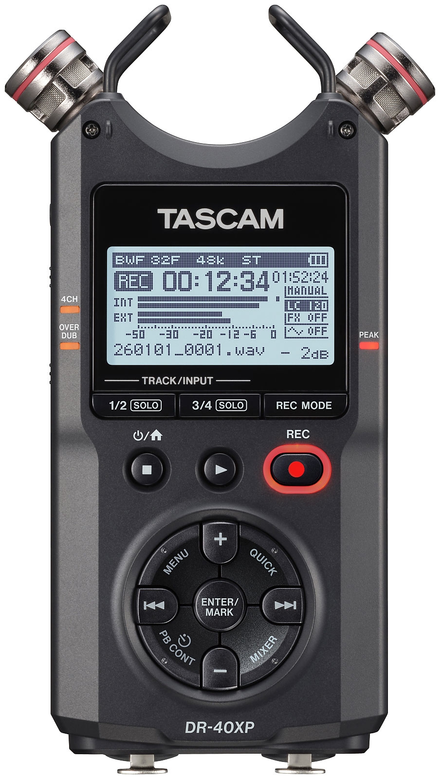 Tascam DR-40XP portable 4 TrackRecorder