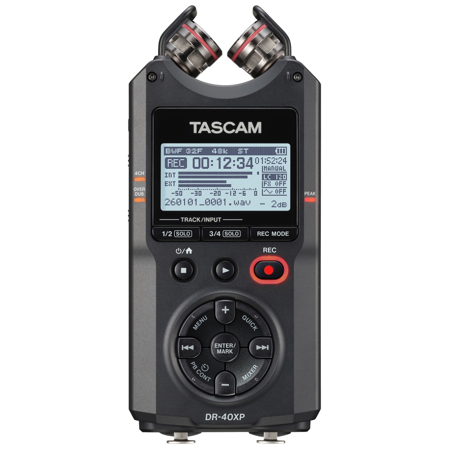 Tascam DR-40XP portable 4 TrackRecorder