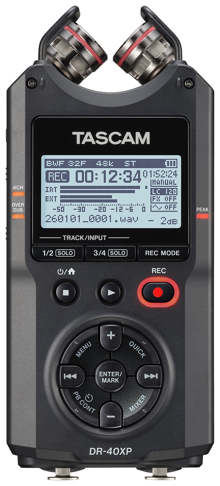 Tascam DR-40XP portable 4 TrackRecorder