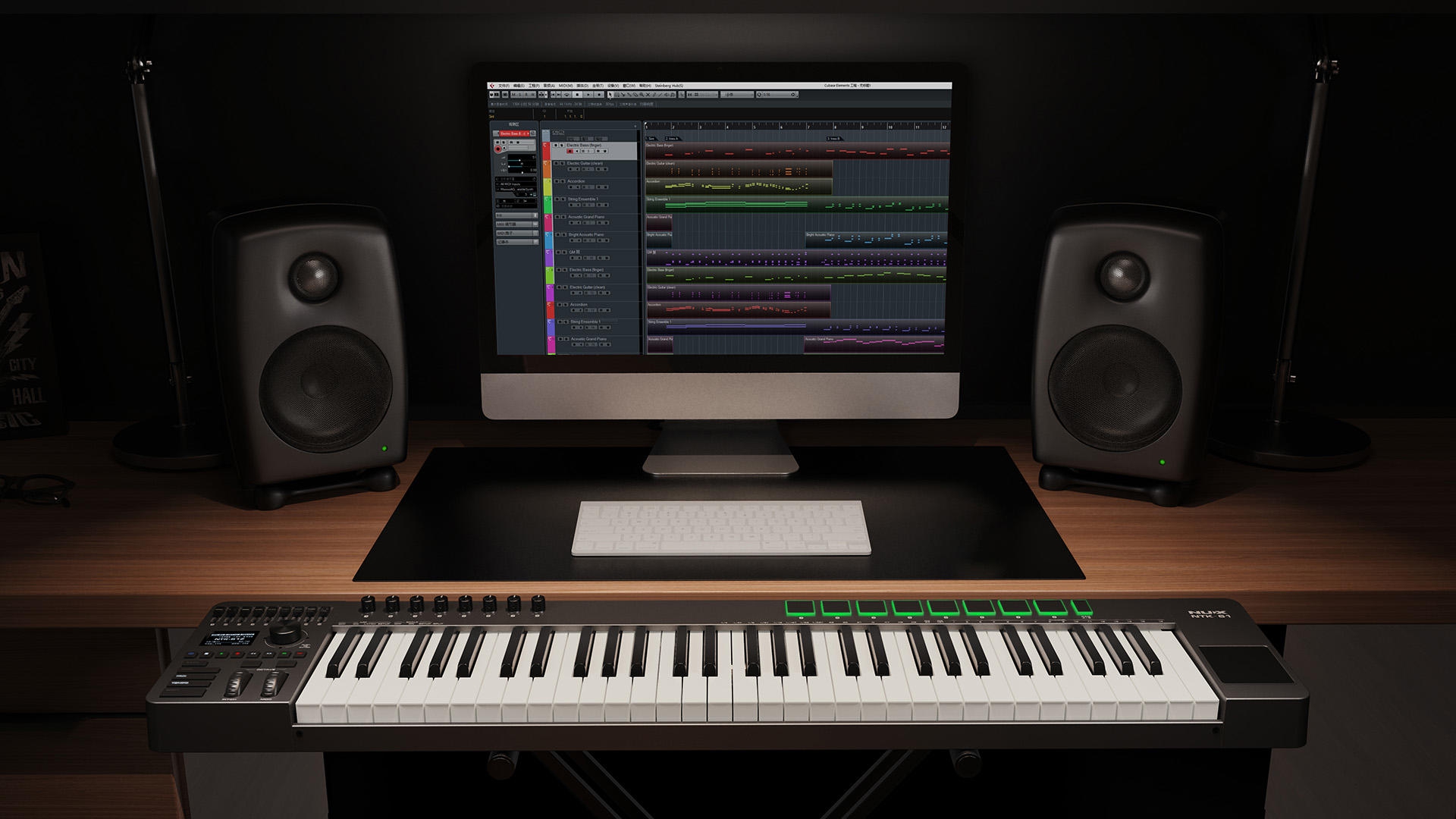 NUX NTK-61 USB MIDI Controller