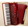 E. Soprani Accordeon 120Bas 3 Korig Rood