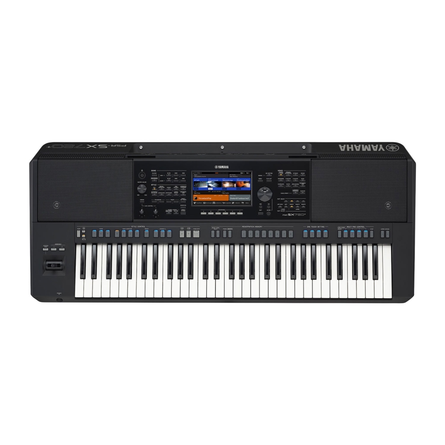 Yamaha PSR-SX720+ Keyboard