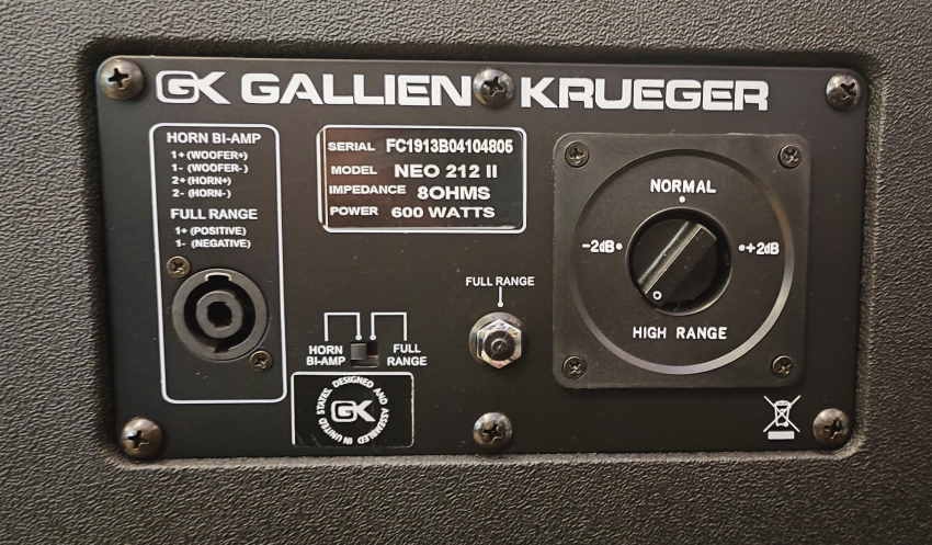 Gallien Krueger NEO212-II cabinet