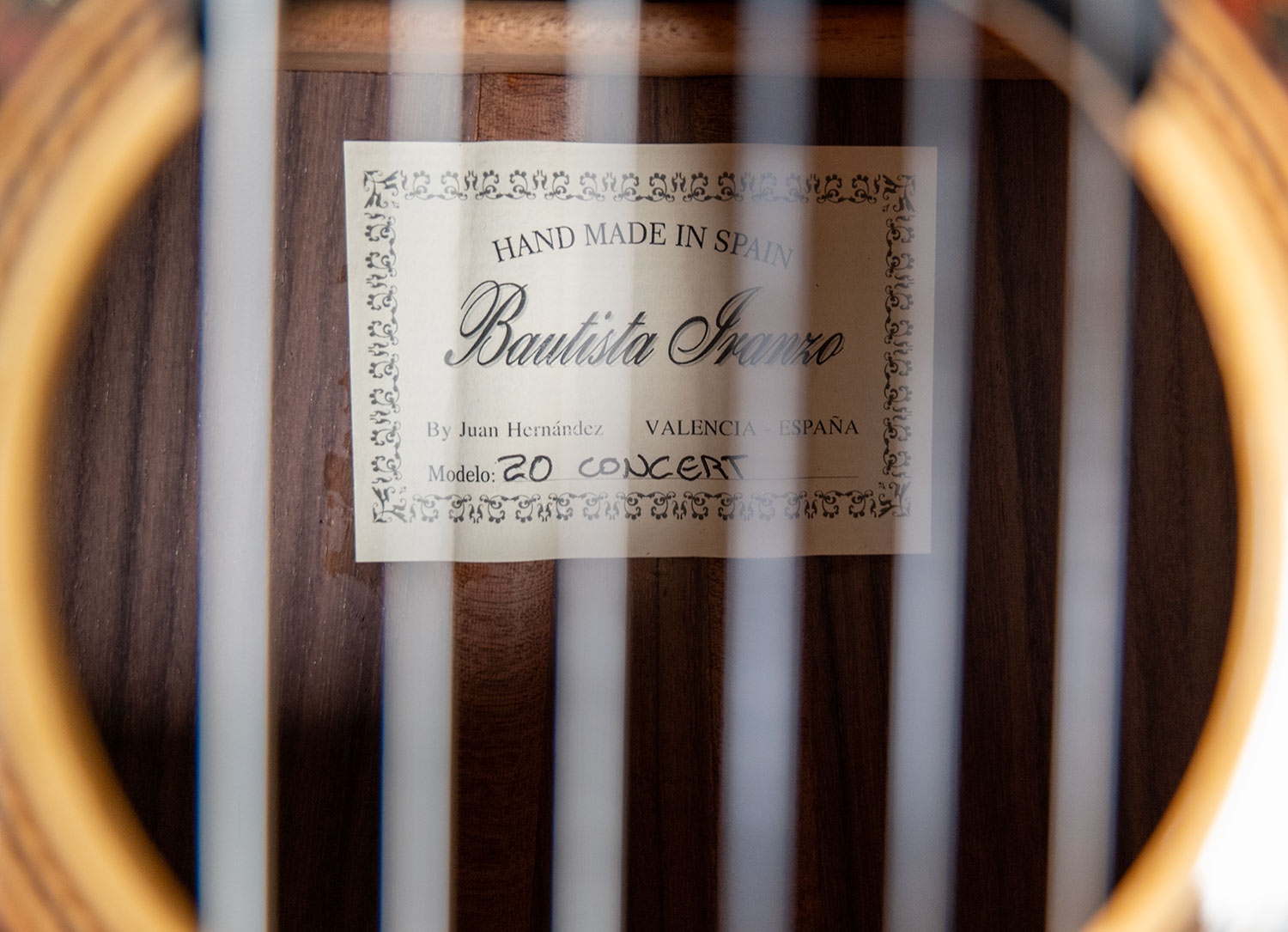 Bautista Iranzo Model 20 Concert Spruce