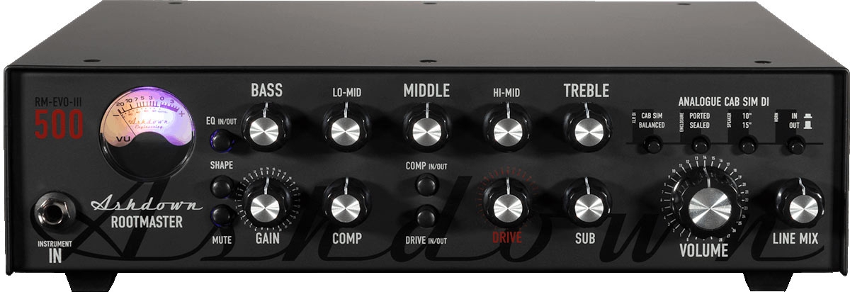 Ashdown Rootmaster EVO III 500W Basversterker top
