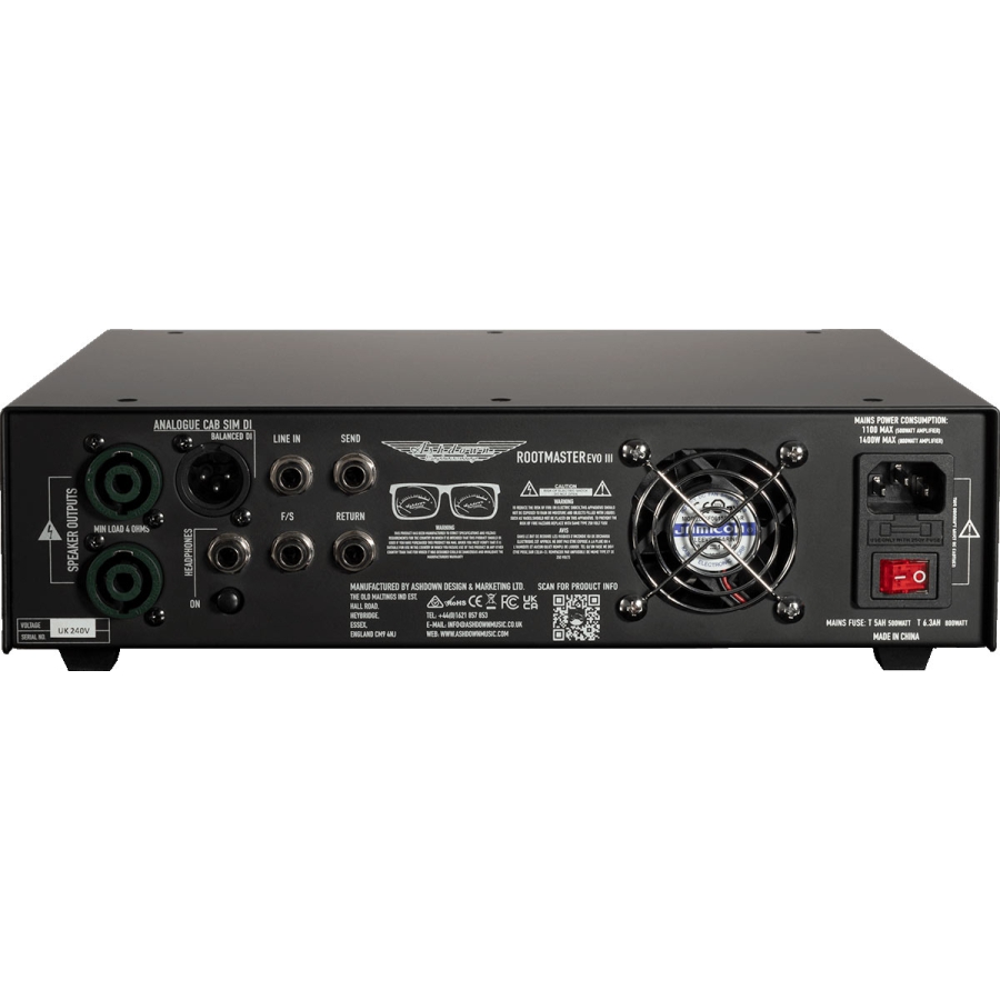 Ashdown Rootmaster EVO III 500W Basversterker top