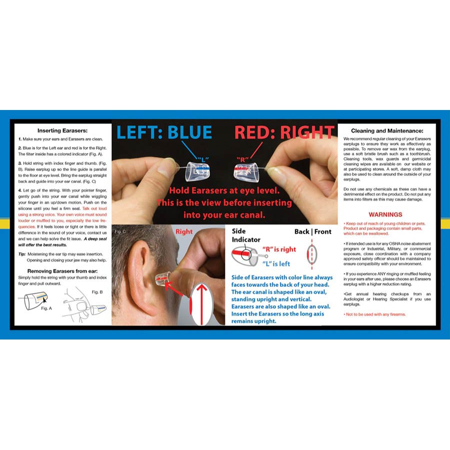 Earasers M3 Series earplugs STARTM20-ML Kit