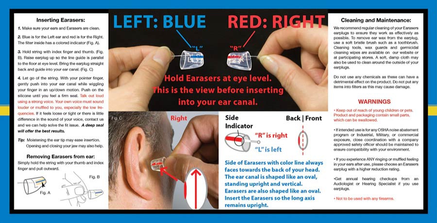 Earasers M3 Series earplugs STARTM20-ML Kit