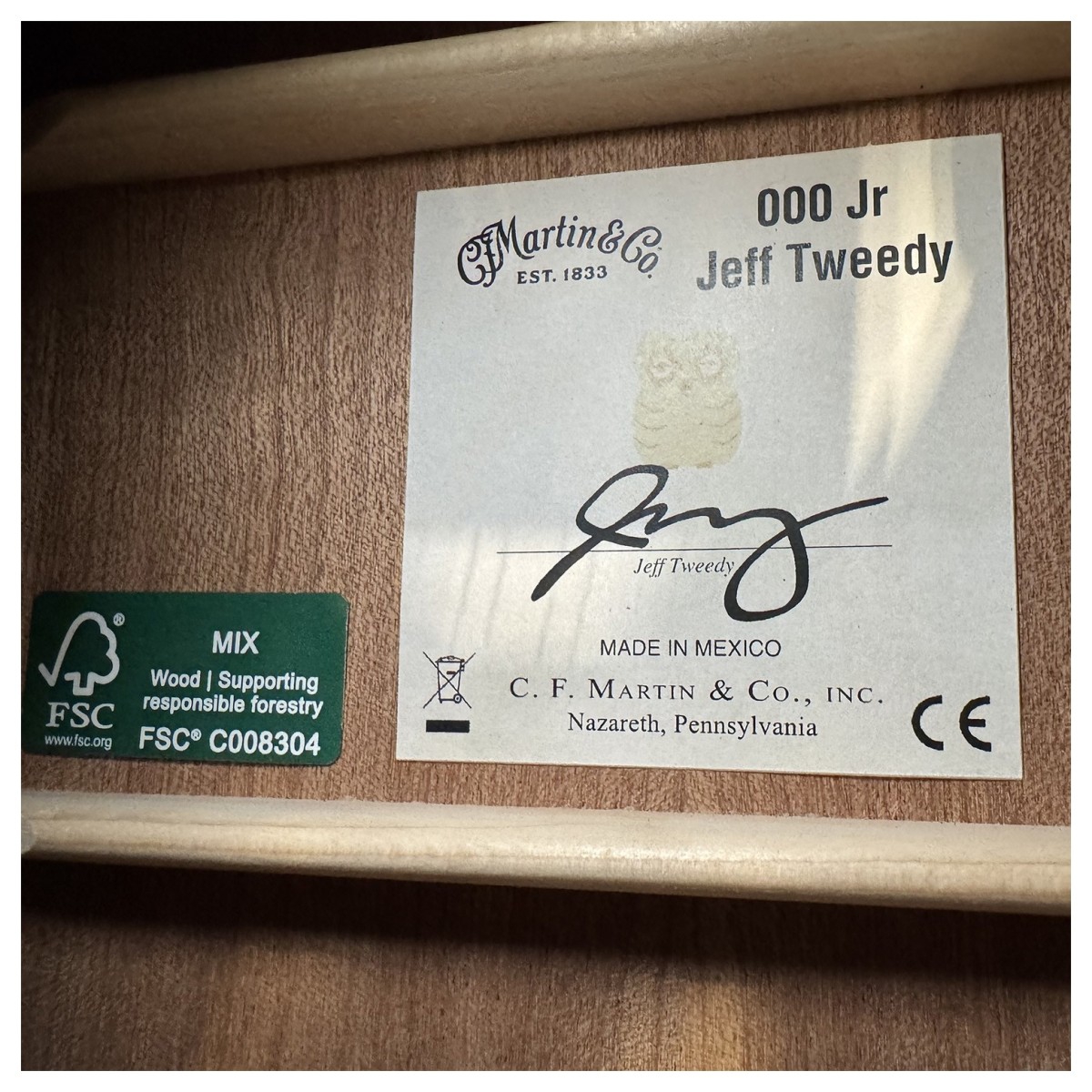 Martin 000 Jr E Jeff Tweedy