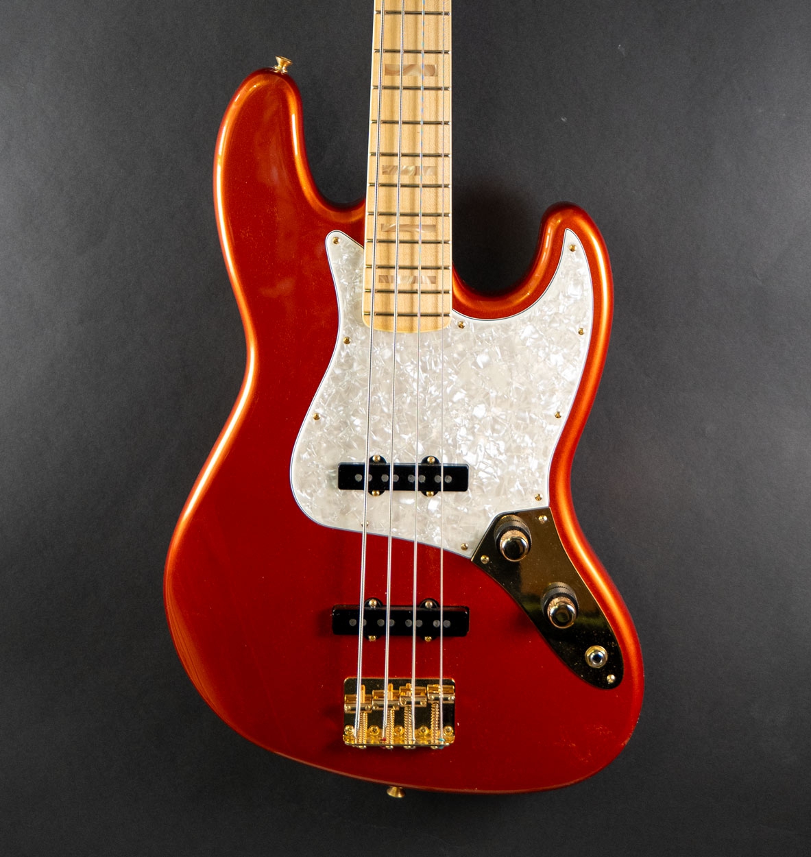 Fender Custom Shop 75 Jazz Bass NOS MN Fire Mist Orange