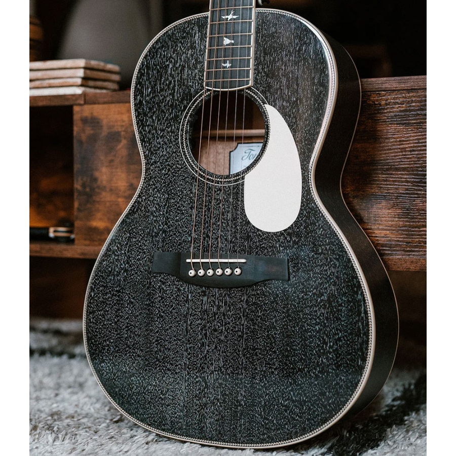 PRS SE P20E Parlor Black Doghair Gloss Back