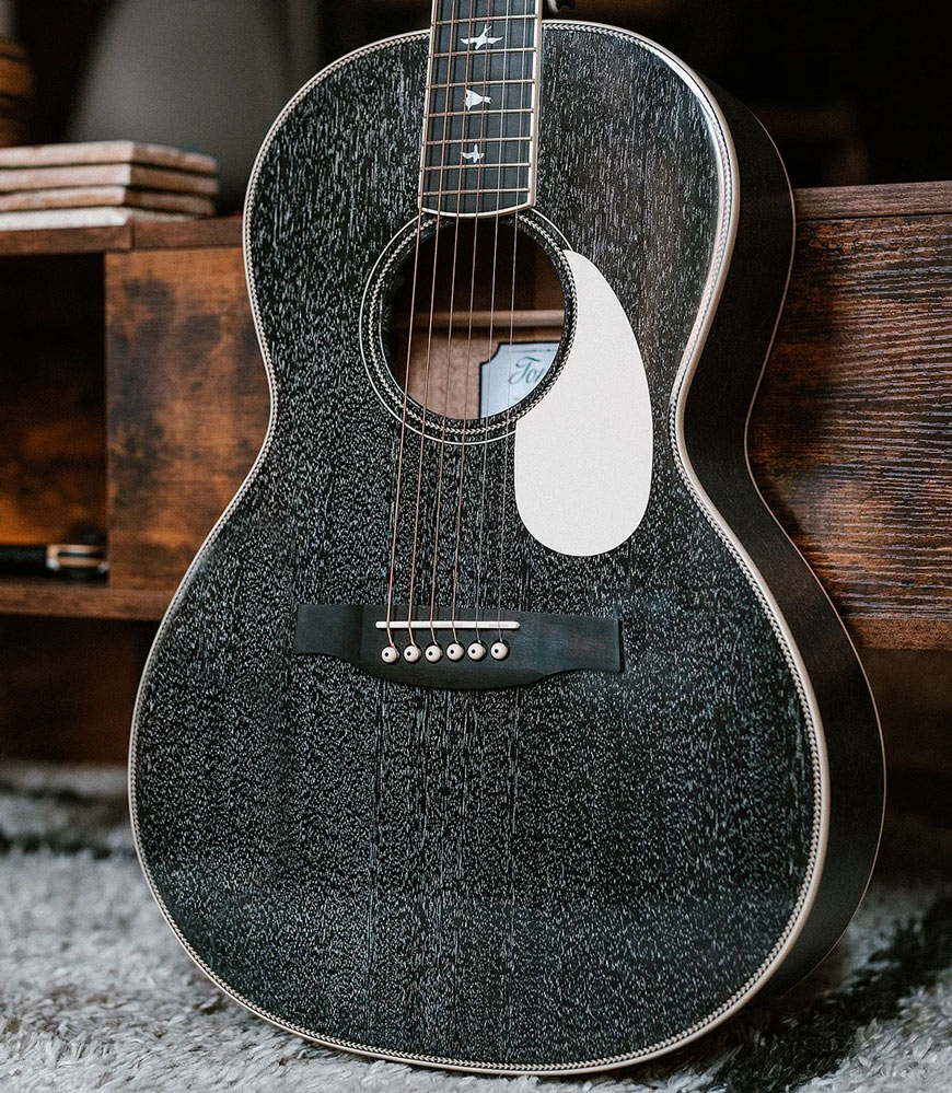 PRS SE P20E Parlor Black Doghair Gloss Back