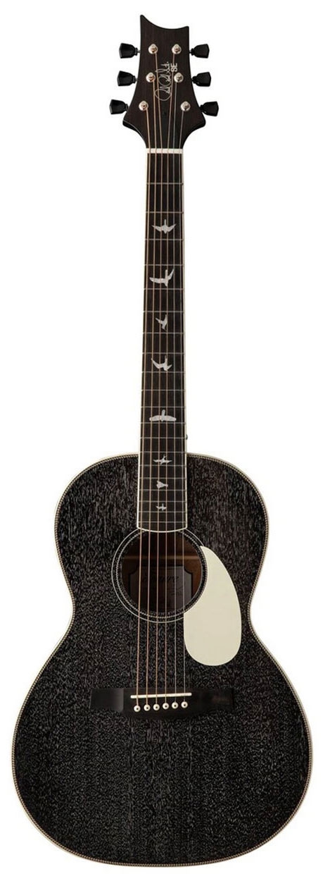 PRS SE P20E Parlor Black Doghair Gloss Back