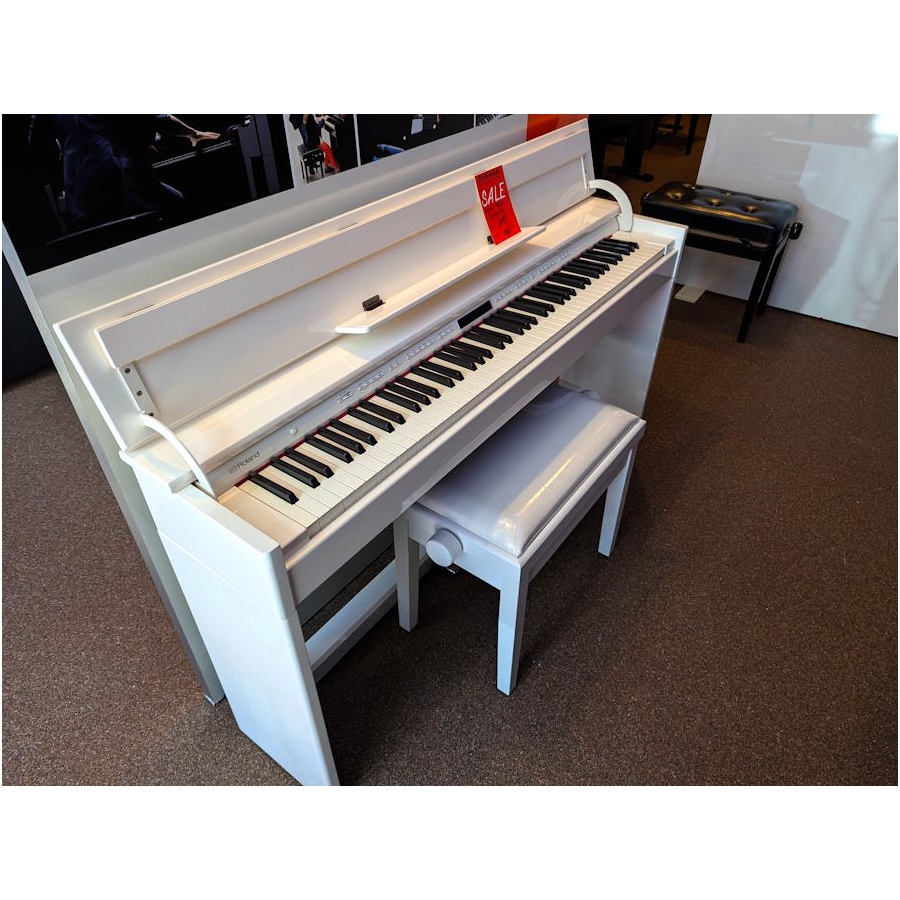 Roland DP603 PHW hoogglans wit digitale piano SHOWROOM MODEL
